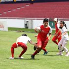 Los integrantes de las  escuelas de rugby demostraron sus habilidades. Disfrutan al practicar este deporte y resaltan el hecho de tener más amigos.