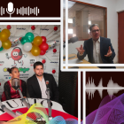 El equipo de la raadio Punto Rojo y de Radio Cristal.