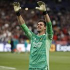 Courtois brilló en la Final de la Champions League 2022 con el Real Madrid.