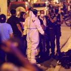 Hallan siete piezas humanas en fundas.