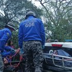 Un transeúnte vio a un perro con una pierna y así localizaron al hombre desaparecido.