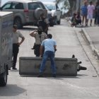 Personal de criminalística realizó el levantamiento de cadáver del lugar de la escena.