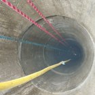 El reservorio en el que laboraba Jairo tendría unos 25 metros de profundidad.