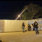 En la inspección, los agentes encontraron seis indicios balísticos.