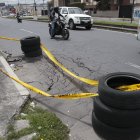 El hundimiento empezó hace dos meses, pero en los últimos días avanzó más por las intensas lluvias.