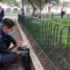 42 puntos fijos se establecieron en toda la ciudad.