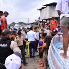 Al muelle del barrio 5 de  Diciembre de Puerto Bolívar llevaron el cadáver.
