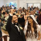 Así fue la boda eclesiástica de Dayanara Peralta y Jonathan Estrada