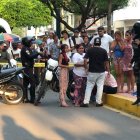 El crimen quedó grabado en una de las cámaras de seguridad.
