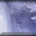 El ataque a bala quedó registrado en una cámara de seguridad.