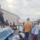 El tercer cadáver fue llevado al muelle del barrio 5 de Diciembre en Puerto Bolívar.