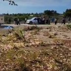 A la víctima la dejaron semidesnuda y maniatada.