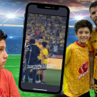 Daniel Fernández y Sergio Agüero hicieron el mejor gol de la Noche Amarilla.