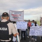 Plantón en los exteriores de la urbanización Castilla provocó tráfico vehicular en la vía a Salitre