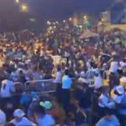 Las detonaciones causaron temor entre los asistentes al encuentro político.