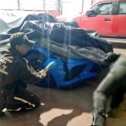 Hallaron auto de alta gama que atropelló a un hombre en Calderón