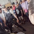 Los agentes llegaron para indagar el crimen del ciudadano.