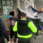 Las autoridades no lo dejaron ni desayunar... ¡al 'arquitecto'!