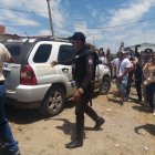 Una de los delegados cargaba una funda con papeletas rayadas, por lo que las autoridades la llevaron a la Fiscalía.