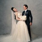 Marc Anthony se casó con la exreina de belleza Nadia Ferreira.