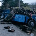 El autobús accidentado transportaba 66 migrantes de diferentes países.