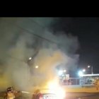 El carro que usaron los pillos para 'quebrar' a Omar Ramírez fue incinerado.