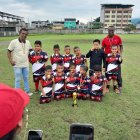 El equipo sub 8 de Canteras de Naranjal que    se coronó campeón e invicto.