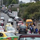 La vía Intervalles, que conduce al sitio, registró tráfico vehicular.