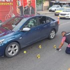 En este vehículo viajaban las víctimas cuando fueron atacadas.