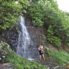 Quienes transitaban por el sector aprovecharon para sacarse fotos.