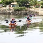 El afluente que separa la Isla Trinitaria del sector La Colmena es el lugar de entrenamiento.