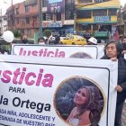 La familia de la asesinada ha hecho plantones para exigir justicia.