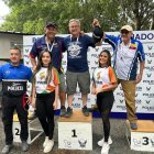Ganadores en el torneo Héroes de Paz en la categoría súper máster: Primero, Roberto Gilbert, segundo, Jaime Zunino y tercero Luis Pérez.