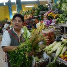 Beatriz Molina tiene miedo de que los protestantes llegaran a saquear el centro de abastos.