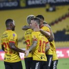 Damián Díaz y Fernando Gaibor se mandaron un partidazo. Anotaron los tres nueves del ídolo.