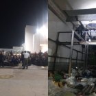 Los migrantes portaban brazaletes de colores como medio de identificación y estaban escondido en un doble piso.