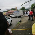 Los asesinos no le dieron chance a nada a la víctima que intentó correr.