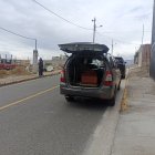 Familiares de los fallecidos esperaron los resultados de examen legal fuera del Centro Forense.