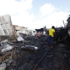 Todos los enseres de ambas propiedades quedaron reducidos escombros. Tan solo se veía fierros retorcidos inservibles