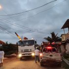 Personal de CNEL tuvo que asistir en varios sectores del país.