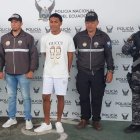 Al momento de su aprehensión, la Policía le decomisó a Jhon  Burbano dos celulares y 340 dólares.