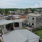 Una de las viviendas destruidas por el sismo del sábado 18 de marzo.