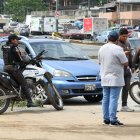 Este es el auto que fue robado y en el cual andaba el presunto pillo.