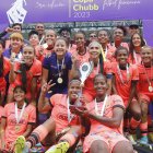 La celebración de las toreras tras ganar el torneo preparatorio para la Superliga femenina.