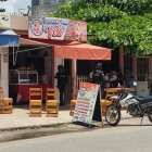 Este fue el lugar donde mataron a un hombre.