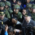 Guillermo Lasso hizo su arribo a Alausí.