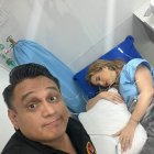 Andrés llevó a Carolina tras su problema de salud. Ella ya retomó sus actividades.