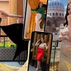 Dejó sus jeans por los vestidos y pantalones de vestir.