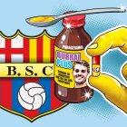 Burrai se pone a modo de Libertadores, ya que este miércoles Barcelona jugará ante Cerro Porteño en Asunción.