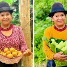 María Delfina Margarita Saca González cuenta sus experiencias en el campo.